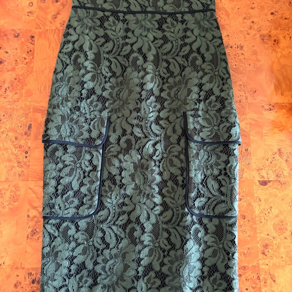 MSGM lace pencil skirt